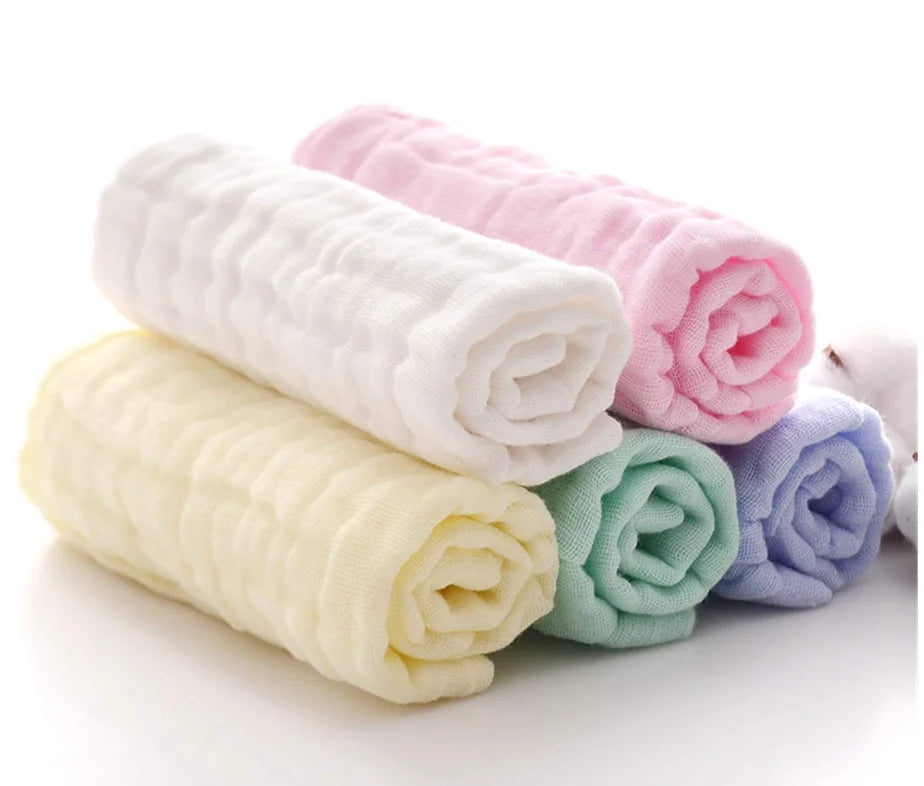 Natural Cotton Baby Washcloths for Sensitive Skin