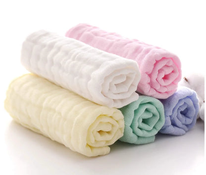 Natural Cotton Baby Washcloths for Sensitive Skin