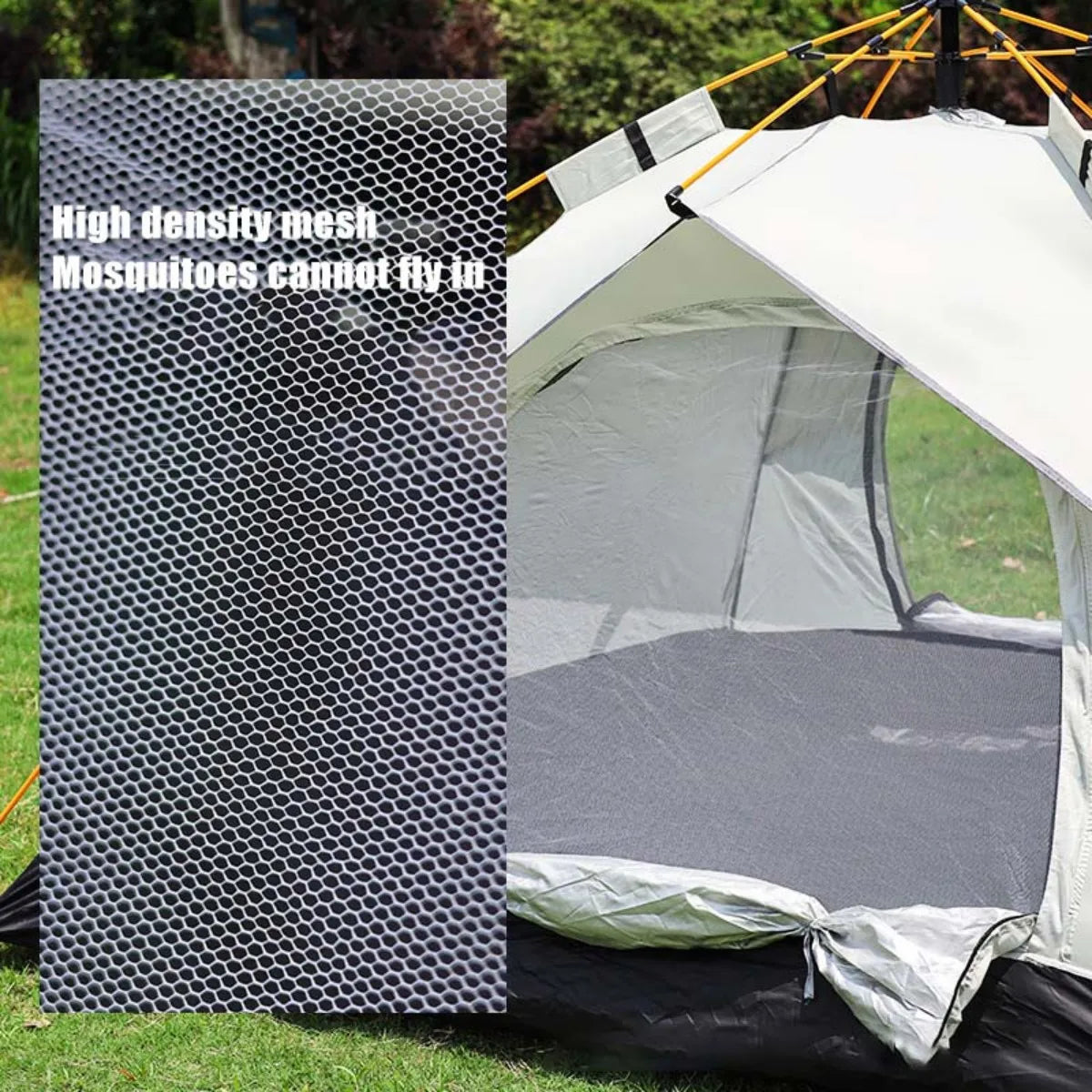 Small Silver Compact Auto-Tent - Quick 60-Second Setup Sunshade