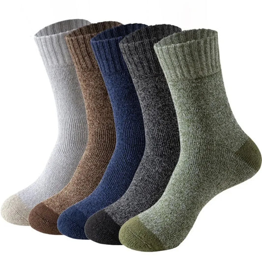 5 Pairs Merino Wool Socks For Men