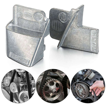 2Pcs/Set Metal Stretch Belt Service Remover & Installer Mechanical Tool Kit