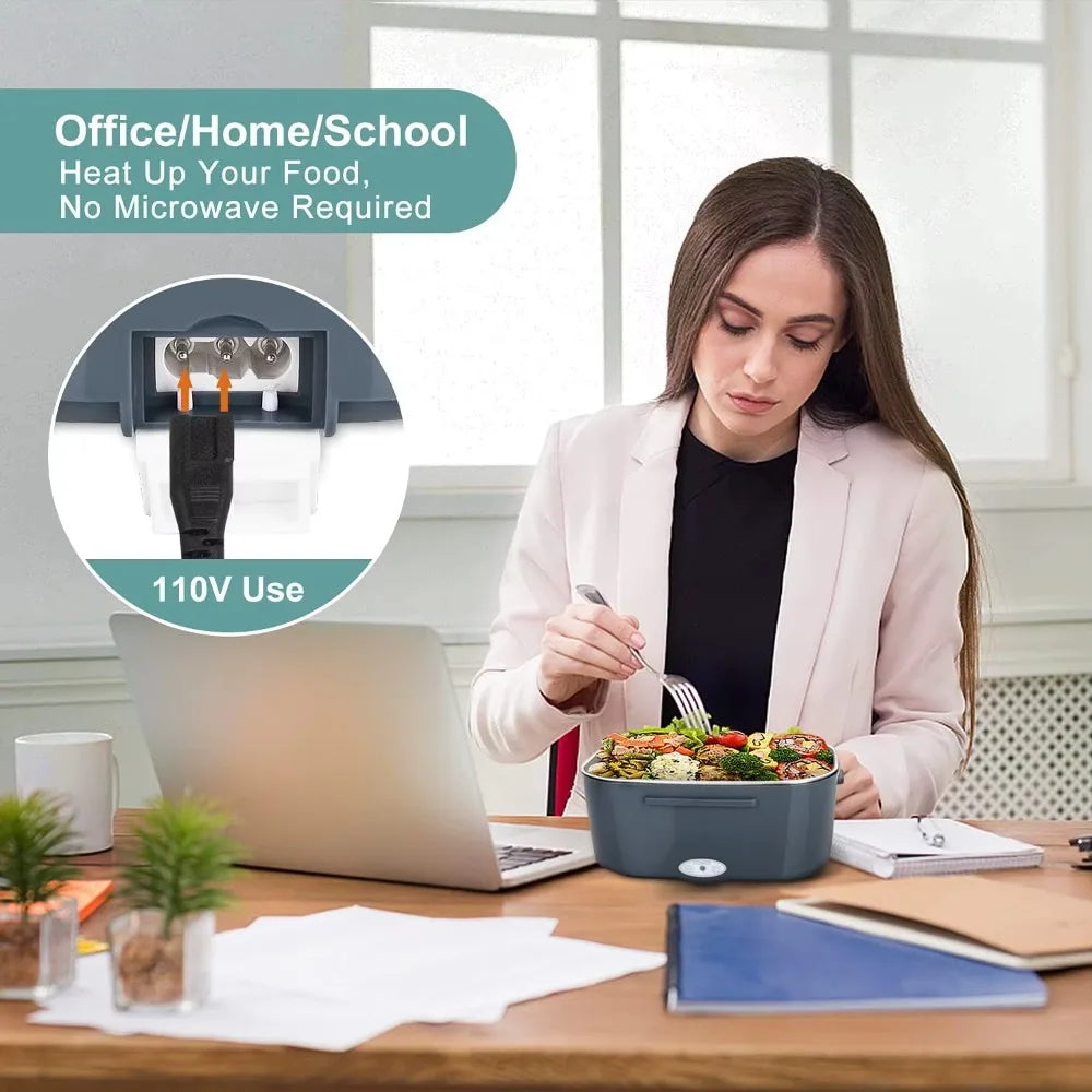 1.5L 60W Portable Electric Insulated Heated Lunch Container