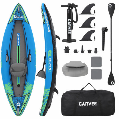 Inflatable 1/2-Person Fishing Kayak