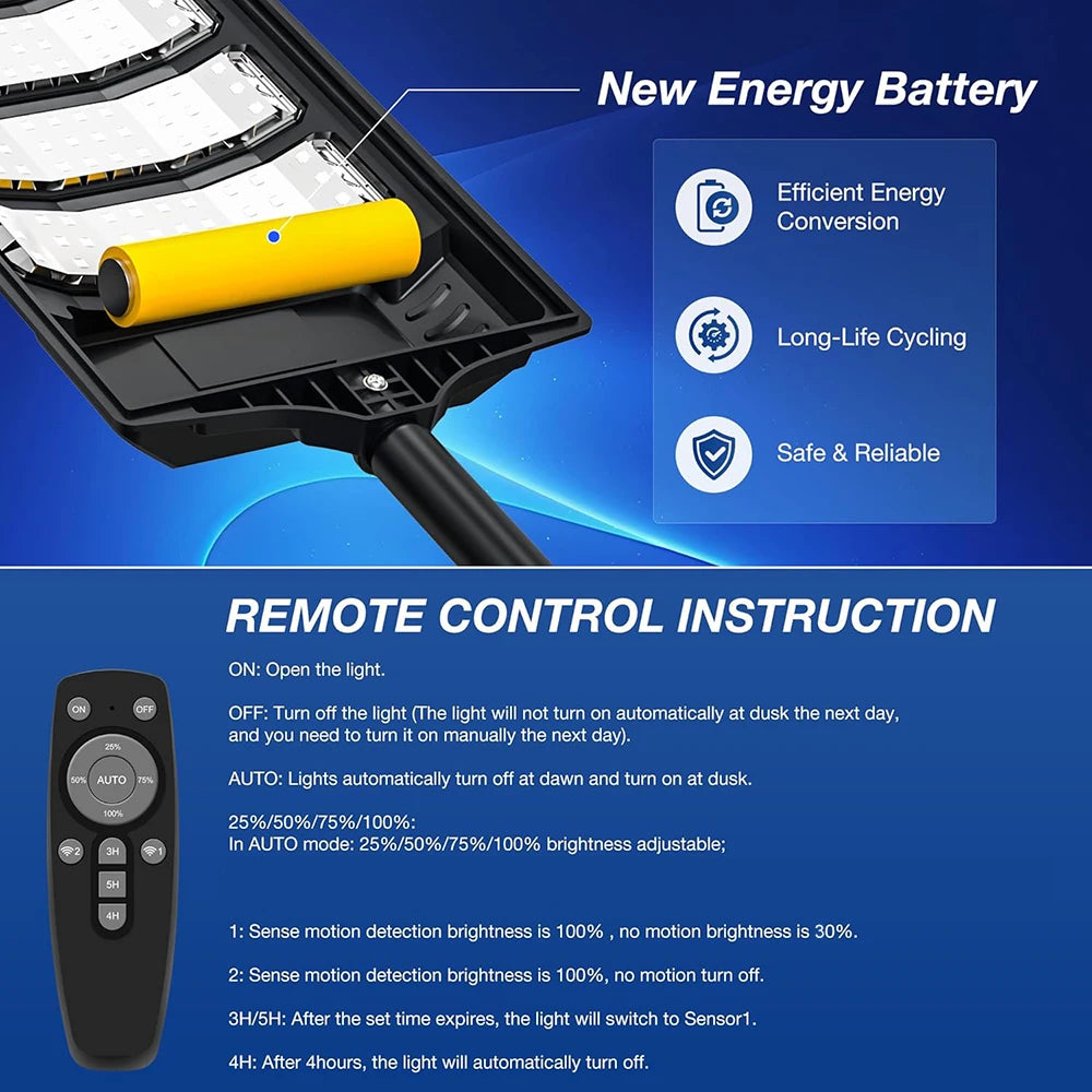 Solar Led Light Super Bright 192LED