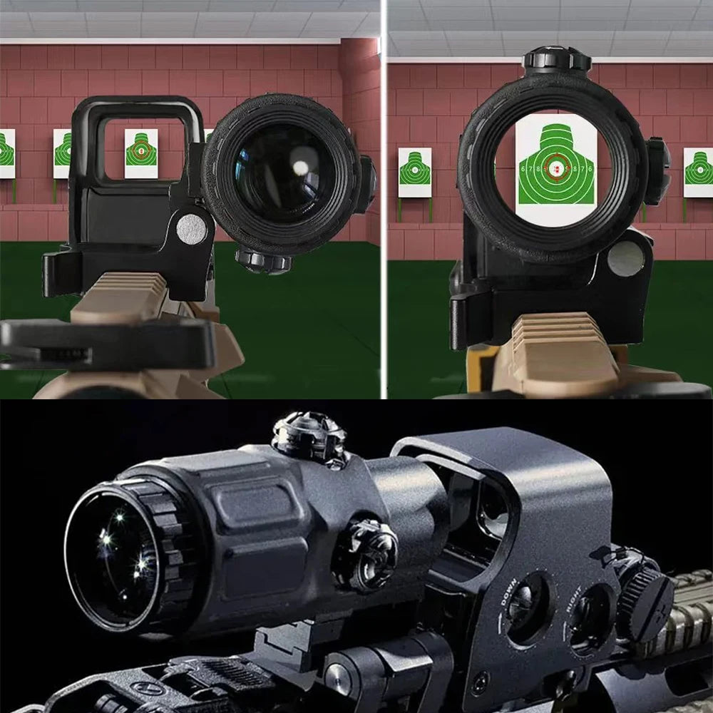 558+G43 Holographic Collimator Sight 558+G33/G45 Red Dot Optic Sight W/20mm Rail Mounts&Quick Detach Lever