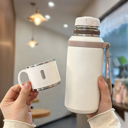 600ml Stainless Steel  Leak-Proof Travel Thermal Mug
