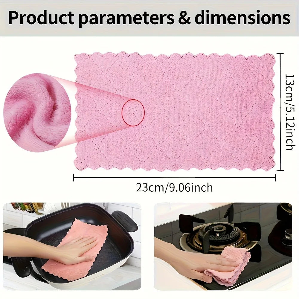 5-Pack Super Absorbent  Multi-Purpose Household Rags