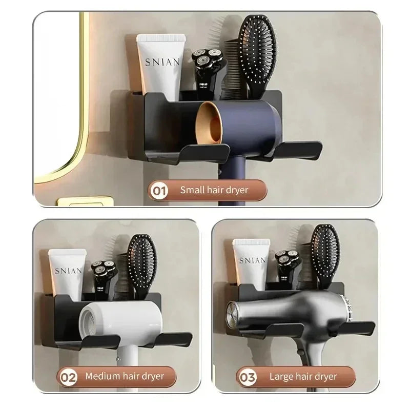 Wall Mount Suction Cup Bathroom Organizer