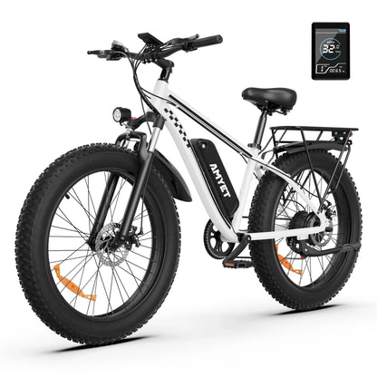 AMYET Electric Bike EB26  Peak 1500W 48V 31mph Electric Dirt Bike