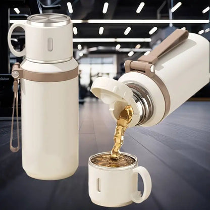 600ml Stainless Steel  Leak-Proof Travel Thermal Mug