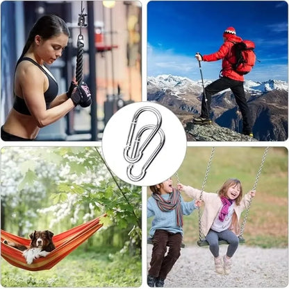 Mini Carabiner Alloy Survival Gear Camp Mountaineering Hook