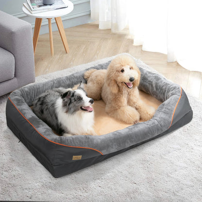 Anti Allergy Waterproof Large Dog Bed With Removable Washable Cover