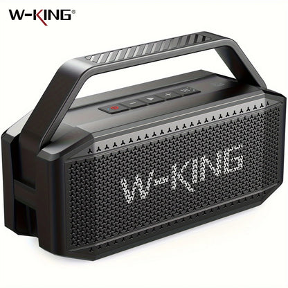 W-KING Portable Waterproof  Bluetooth Speakers Wireless with Subwoofer