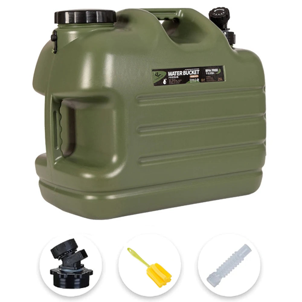 Desert Fox Large Military Green Water Tank Container with Spigot