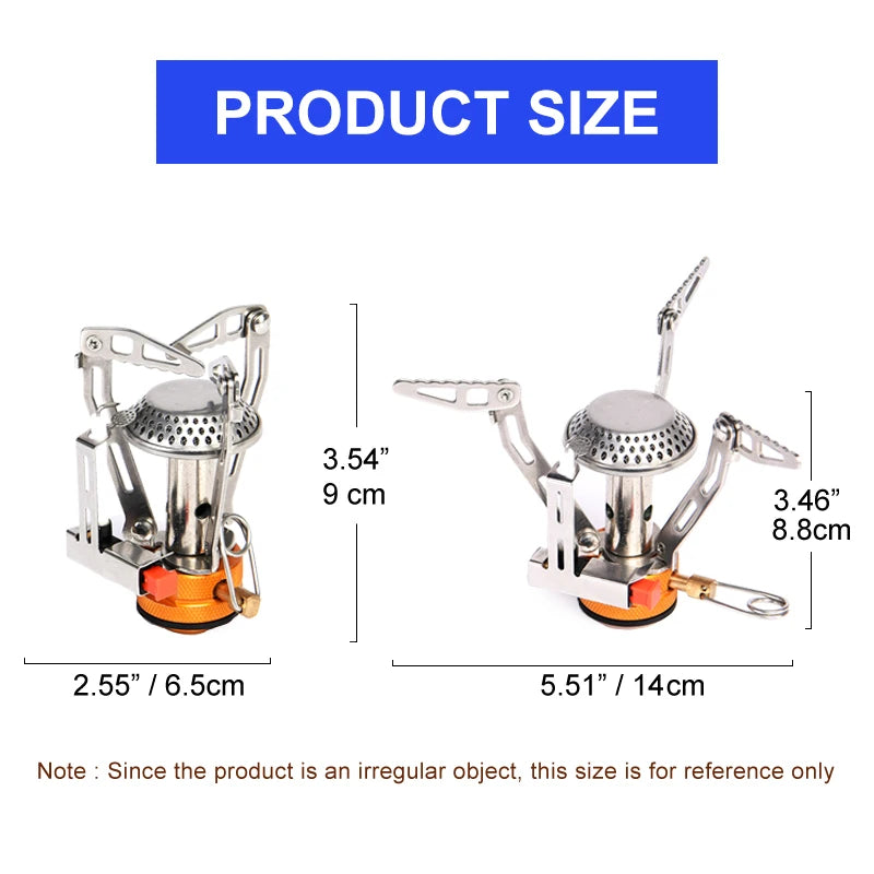 Widesea Camping Cookware Set, Tableware Equipment Supplies Burner Stove, Folding Knife, Fork, Portable Pot And Cup