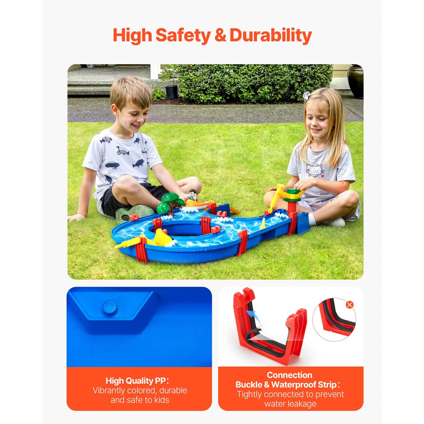 SucceBuy Water Play Table Children's Outdoor Beach Toy