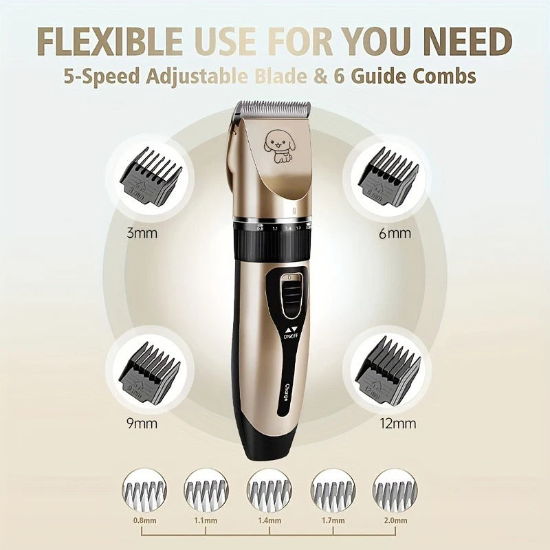 Electric Precision Clippers Perfect for Professional Grooming at Home