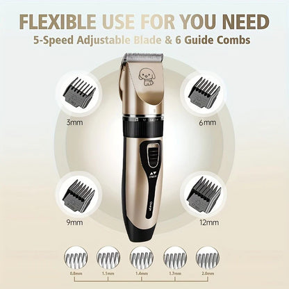 Electric Precision Clippers Perfect for Professional Grooming at Home
