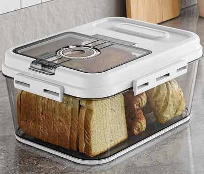 Time Recording Bread Keeper with Lid