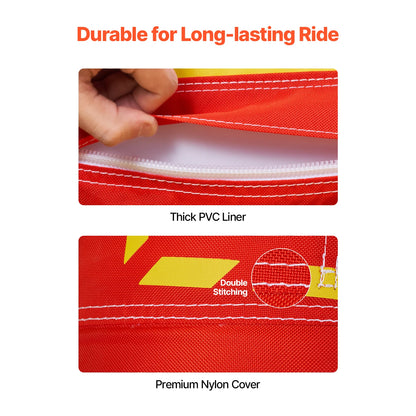 SucceBuy 1-3 Rider Inflatable Boat Tube