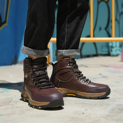 Waterproof Leather Indestructible Work Safety Boots