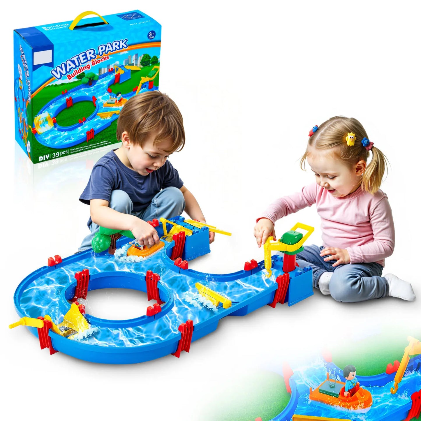 SucceBuy Water Play Table Children's Outdoor Beach Toy