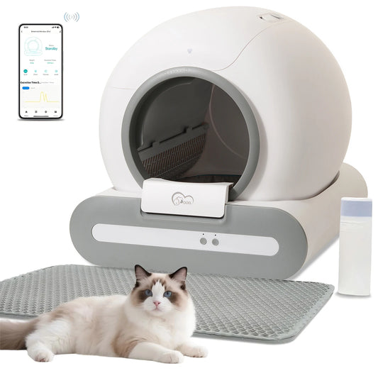 65L Self-Cleaning Cat Litter Box