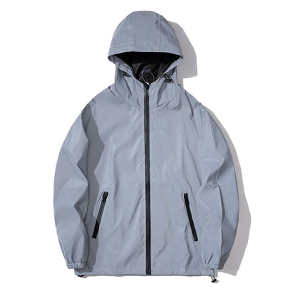 NEW SIZE Night Reflective Hooded Jacket