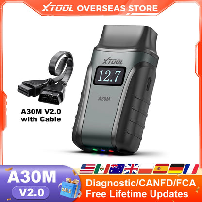 XTOOL A30M V2.0 Kit Full System Diagnostic Tool