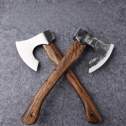 Hand Forged Viking Steel Tomahawk Camping Tree Cutting Axe