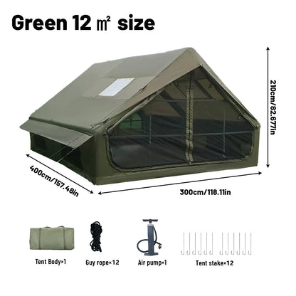 PAKICETUS Family Luxury Inflatable Tent With Skylight