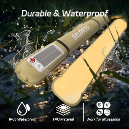 SELORSS Solar Folding Portable Camping Lantern USB-Type C