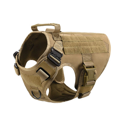 Tactical Dog Harness Collar For Medium Large Dogs