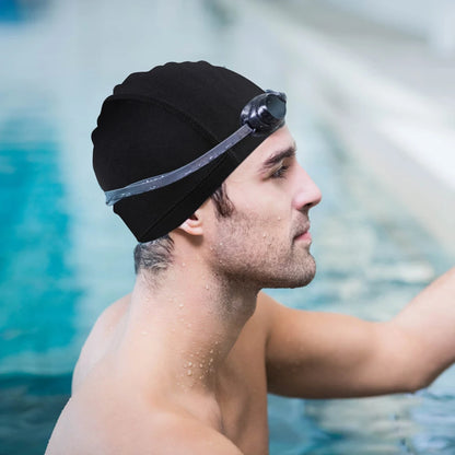 Extra Large Swim Cap Soft  Swimming Hat Comfortable Bathing Swimming Cap Keeps Hair Clean for Women Men