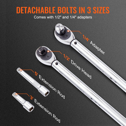SucceBuy 1/2" 1/4" 3/8" Mechanical Torque Wrench Set