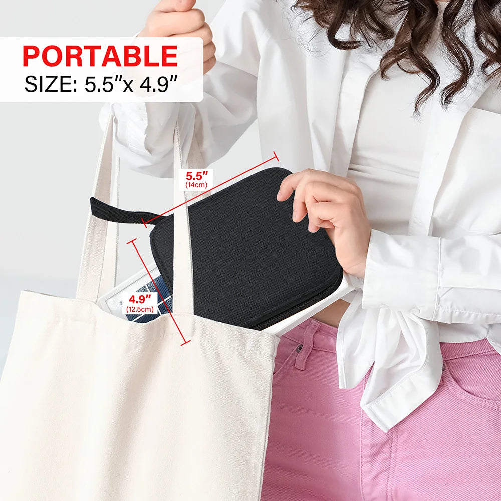 Portable, Mini, Basic Mixed Color Canvas Sewing Kit -
