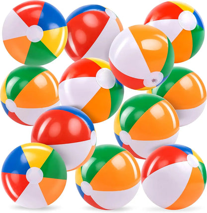 JOYFY Rainbow Beach Balls(12 Pack)