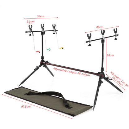 Lixada Adjustable Retractable Fishing Stand