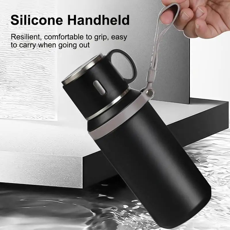 600ml Stainless Steel  Leak-Proof Travel Thermal Mug