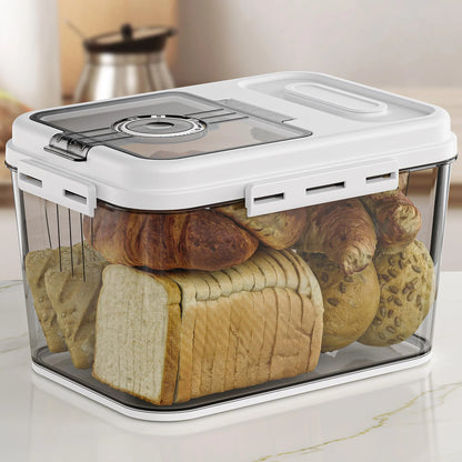Time Recording Bread Keeper with Lid