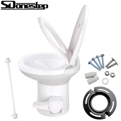RV  Gravity Foot Pedal Flush Toilet