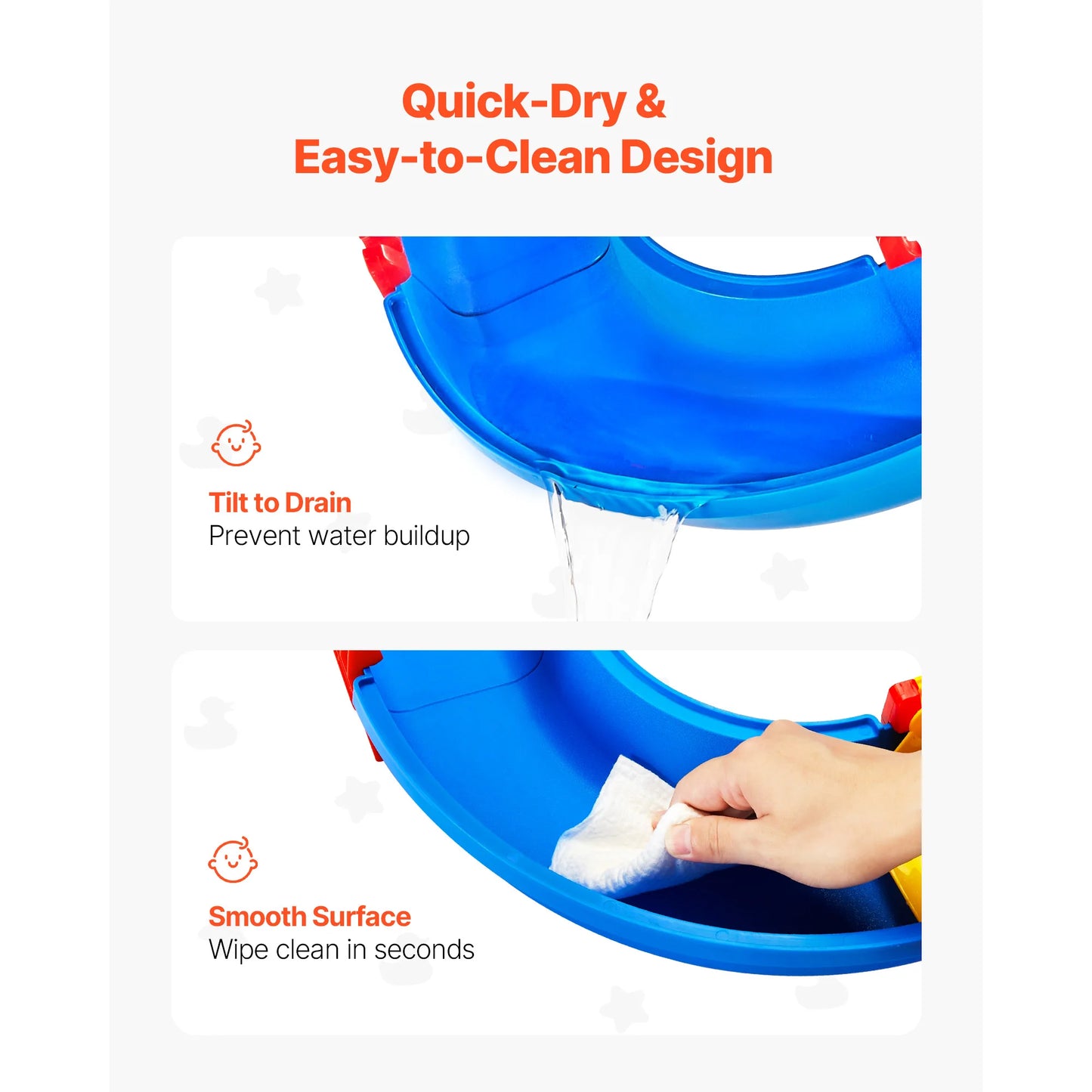 SucceBuy Water Play Table Children's Outdoor Beach Toy