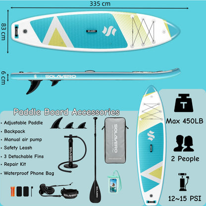 Inflatable Stand Up Paddle Board with Premium Accessories