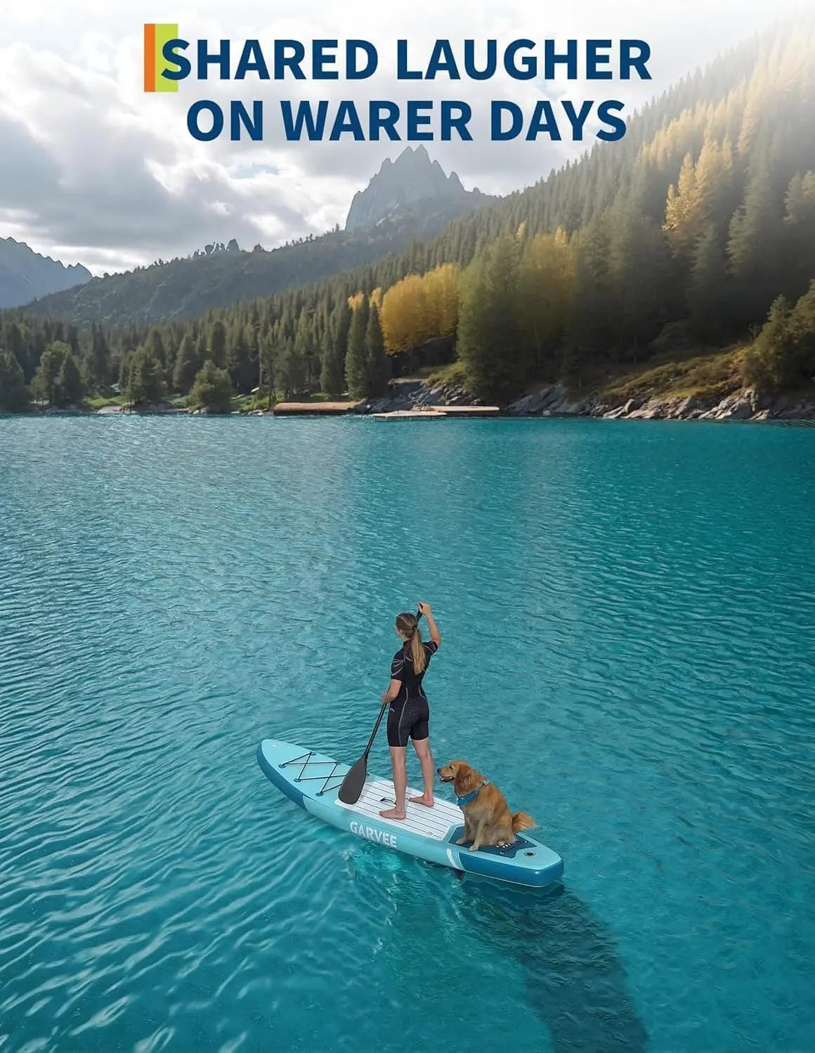 Inflatable Stand Up Paddle Board 10.6ft x 33in Extra Wide
