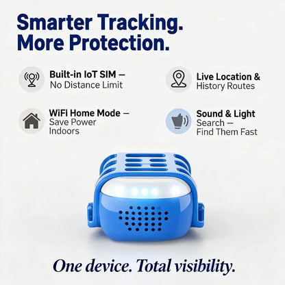 GPS Pet Tracker for Dogs Cats  WiFi Tracking Unlimited Distance QR Code Anti-Lost Locator