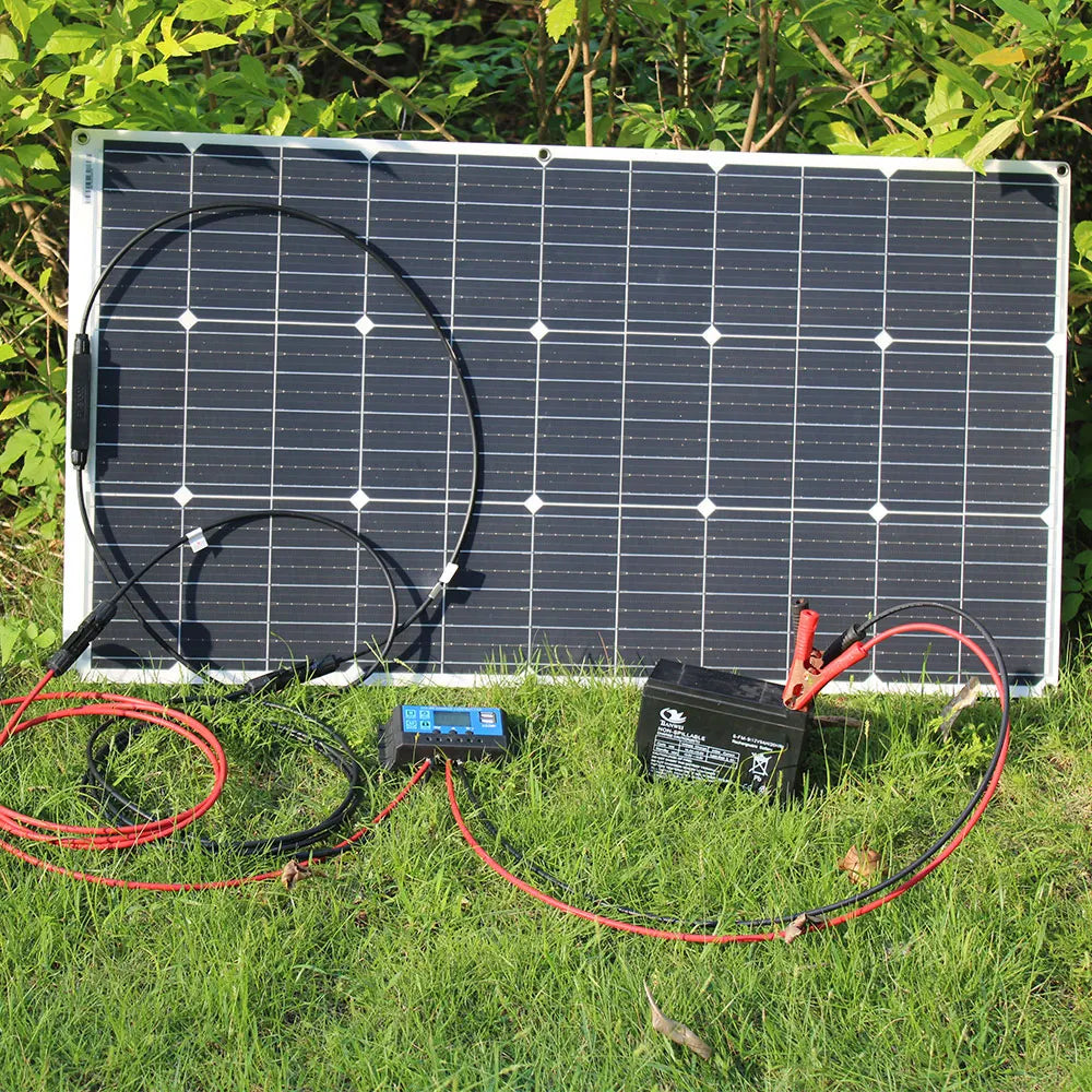 DGSUNLIGHT 100w 200w 12v Flexible, Portable Solar Panel