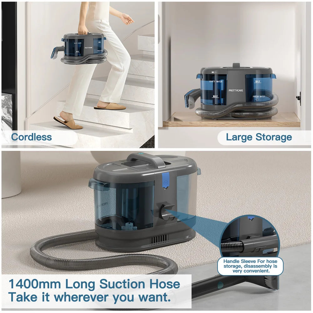 Pretty Care  Cordless Carpet & Spot Vacuum Cleaner