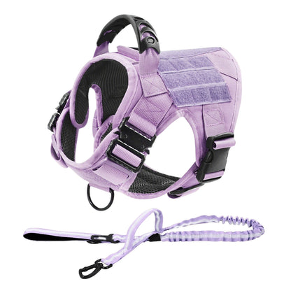 Military Pink Camouflage Dog Harness
