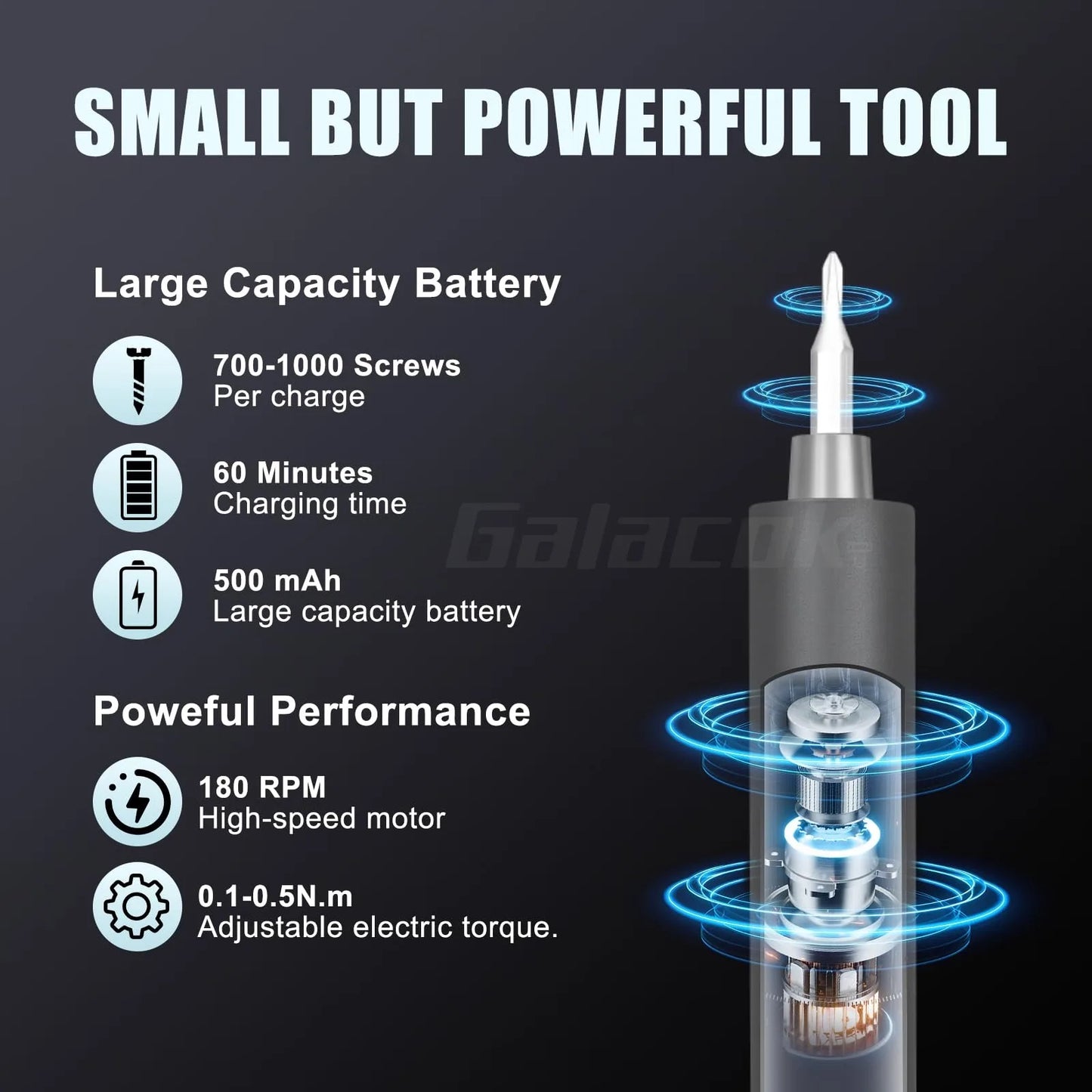 49 in 1 Electric Screwdriver Set 5 Torque Settings