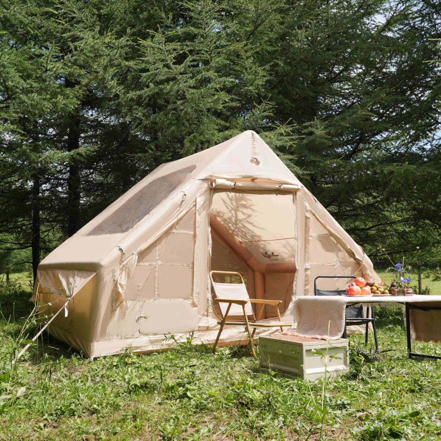 PAKICETUS Family Luxury Inflatable Tent With Skylight